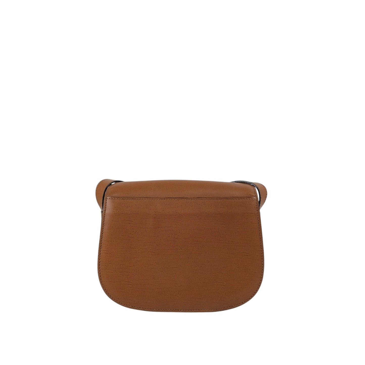 CELINE Circle Logo Shoulder bag Brown Vintage p88a4y
