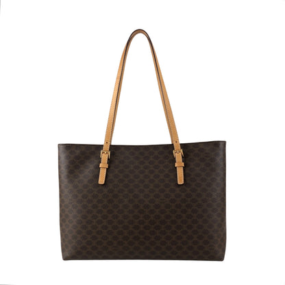 CELINE Macadam Totebag Brown Vintage 8azhcw