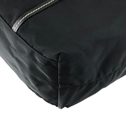 PRADA Tessuto Triangle Logo Totebag Black Vintage z2xxbv