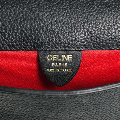 CELINE Toggle Clasp Shoulder bag Black Vintage 6i3ni8