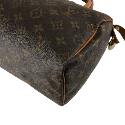 LOUIS VUITTON Monogram Small Boston bag Handbag Brown M41528 Vintage ddzcpj