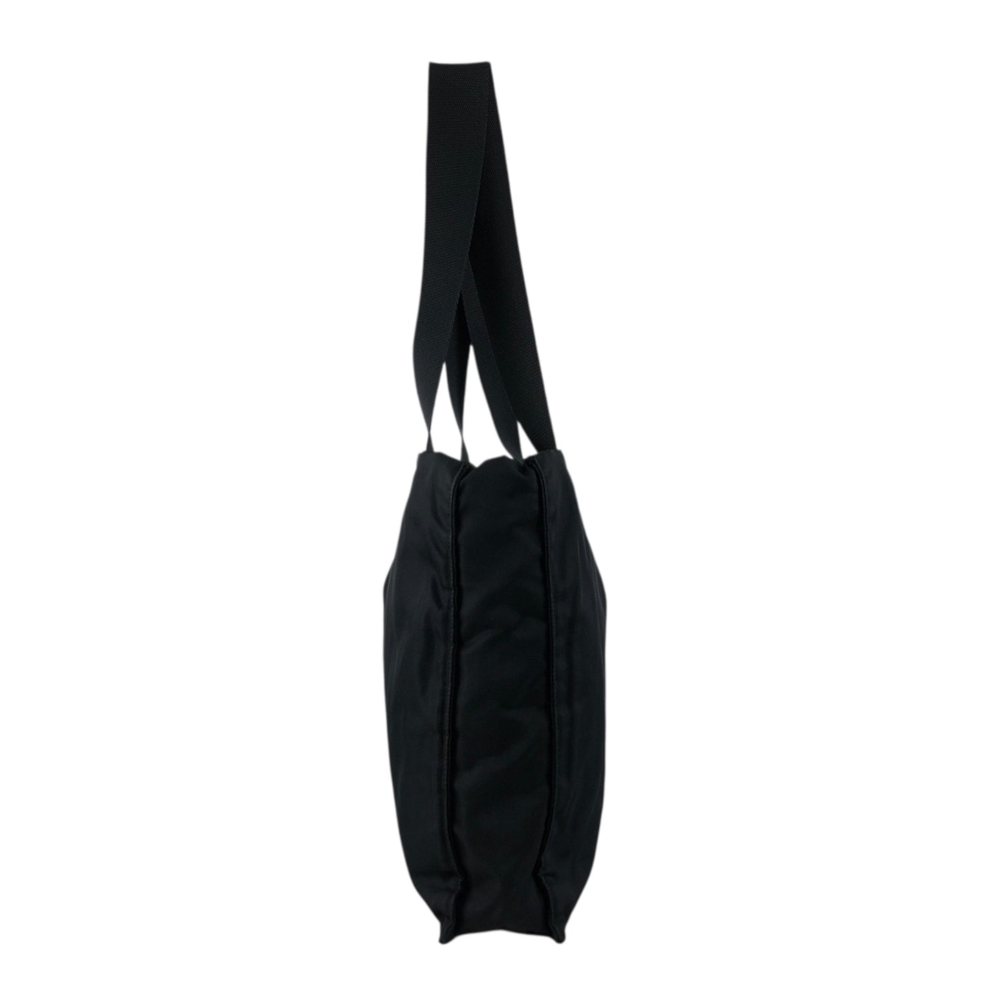 PRADA Tessuto Triangle Logo Totebag Black Vintage fti7ga