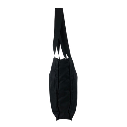 PRADA Tessuto Triangle Logo Totebag Black Vintage fti7ga