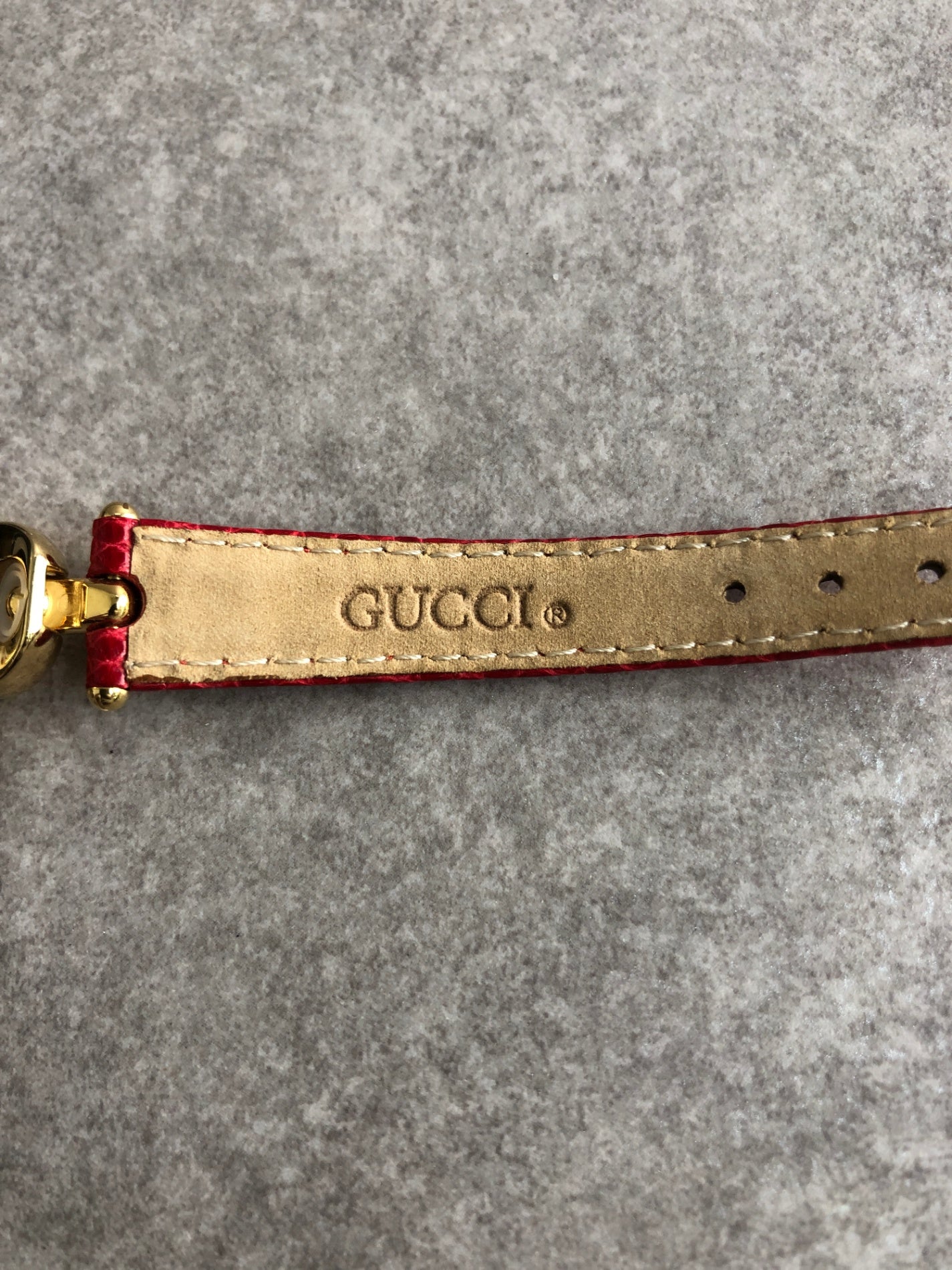 GUCCI Quartz Watch Gold 1800L Vintage c8zruy