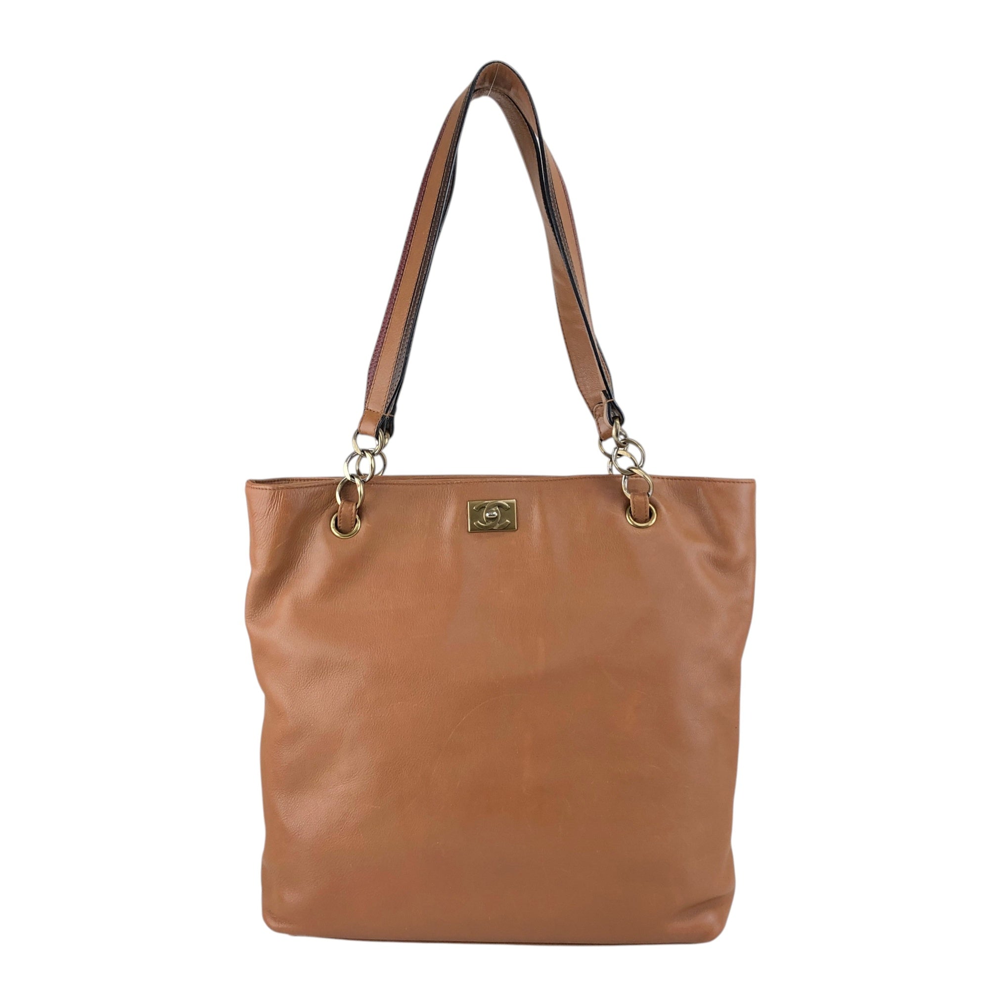 CHANEL Coco Mark Totebag Brown Vintage xu5xvk – VintageShop solo