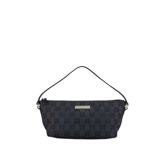 GUCCI GG Canvas Small Handbag Black Vintage vexspm