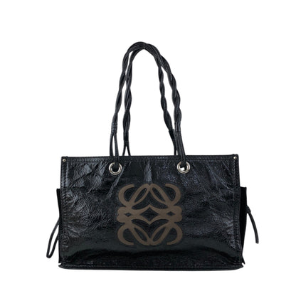 LOEWE Anagram Handbag Totebag Black Vintage n7ecge