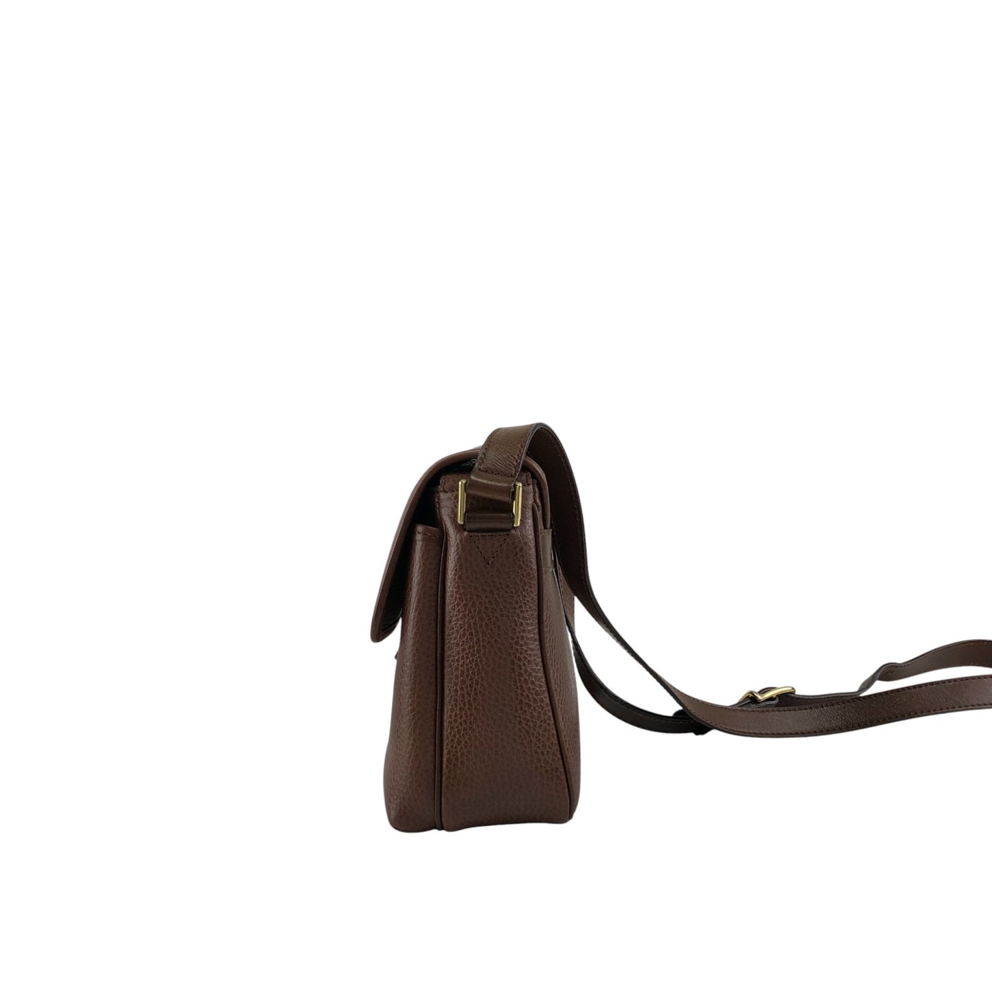 CELINE Gancini Shoulder bag Brown Vintage 88rbj3