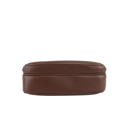 GUCCI Logo Shoulder bag Brown Vintage 56um6g