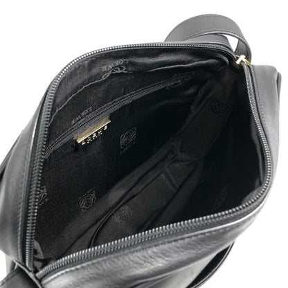 LOEWE Anagram Crossbody Shoulder bag Black Vintage bftpuc