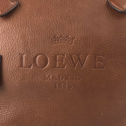 LOEWE Logo Embossed Totebag Brown Vintage 8s4u5v