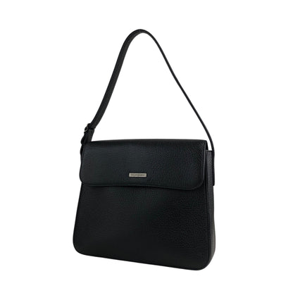 Yves Saint Laurent Logo  Shoulder bag Black Vintage ex2z8n