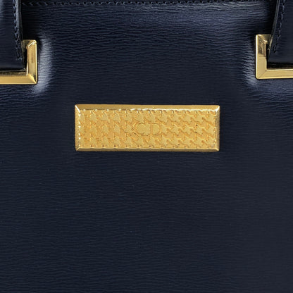 Christian Dior Logo Handbag Navy Vintage tx5uyv