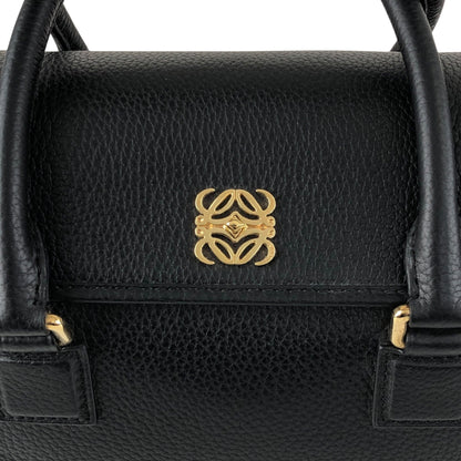 LOEWE Anagram Turn Lock Two-way Small Boston bag Shoulder bag Black Vintage v54wyi