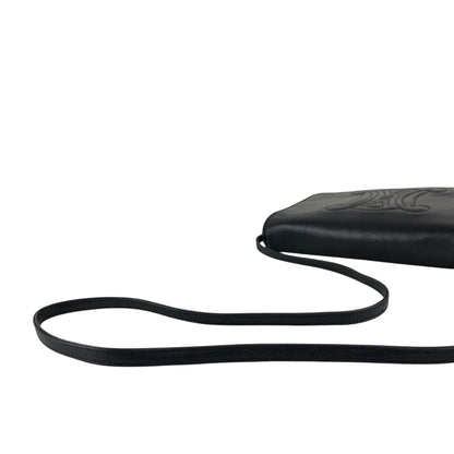 CELINE Blason Shoulder bag Black Vintage tuhbjd