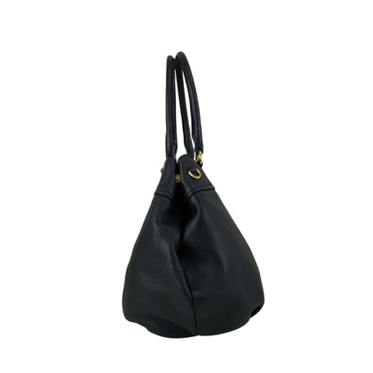 PRADA Logo Handbag Black Vintage 8mhtj6
