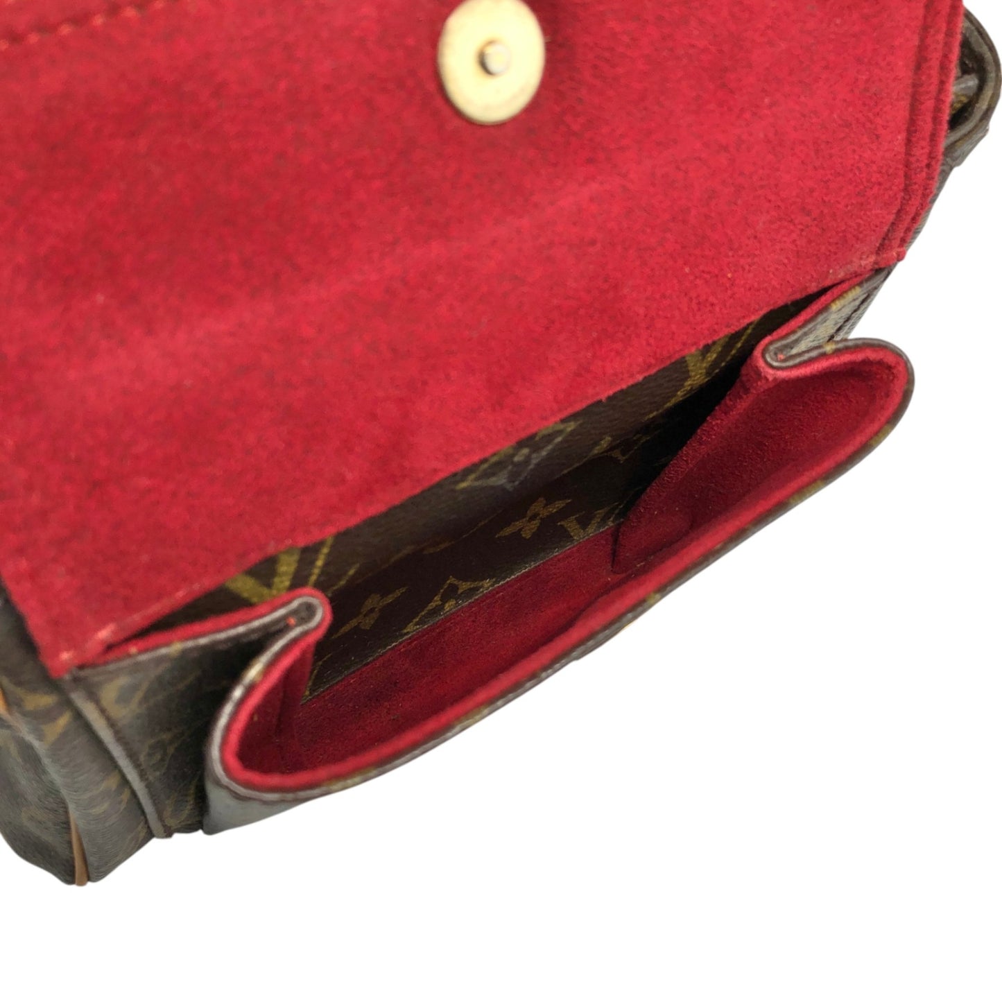LOUIS VUITTON Monogram Shoulder bag Brown Vintage 53bcj4