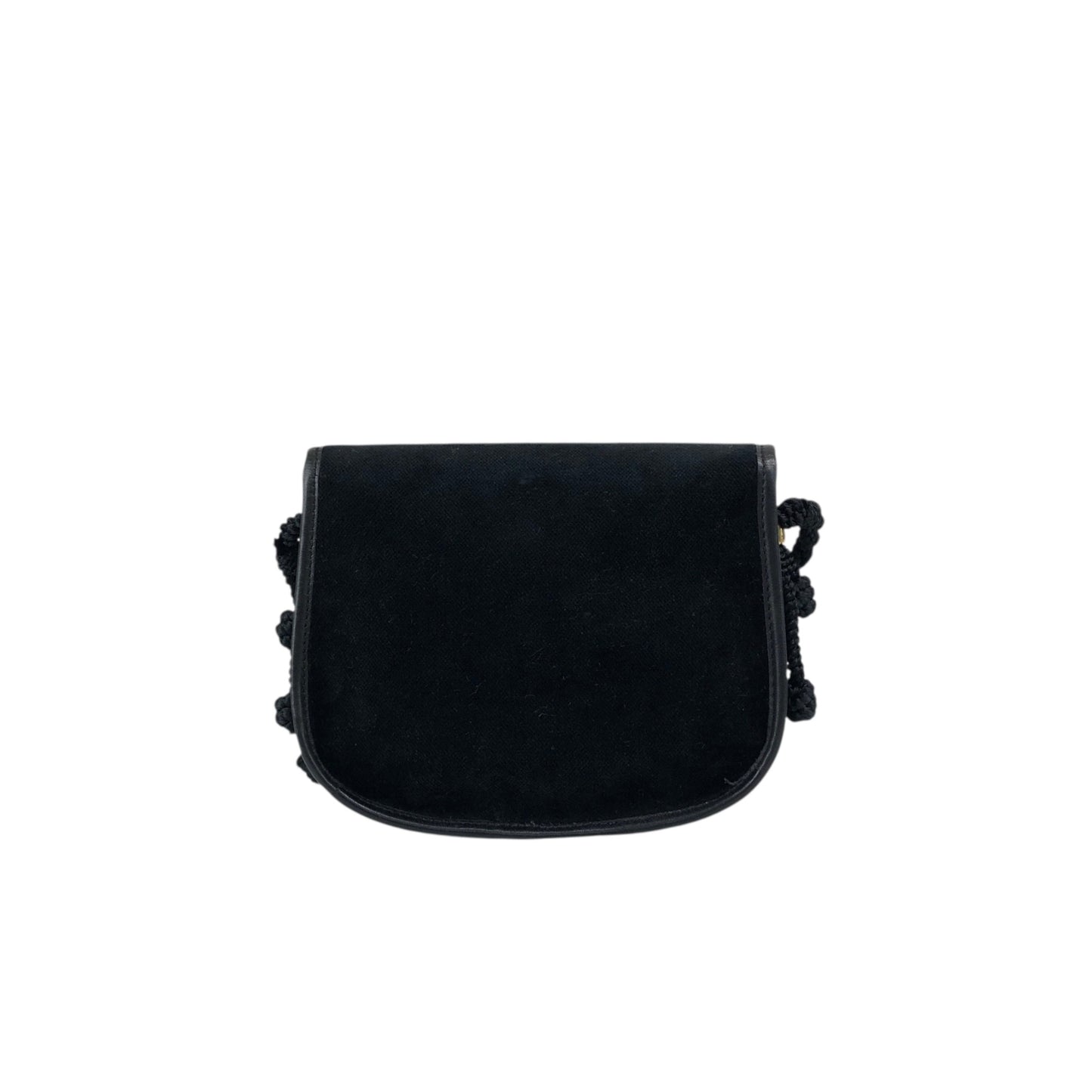 CELINE Blason Small Shoulder bag Black Vintage p8xbtw
