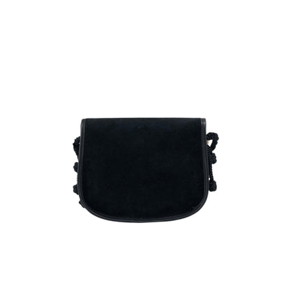 CELINE Blason Small Shoulder bag Black Vintage p8xbtw