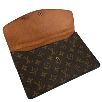 LOUIS VUITTON Monogram Shoulder bag Brown Vintage aaa5yj