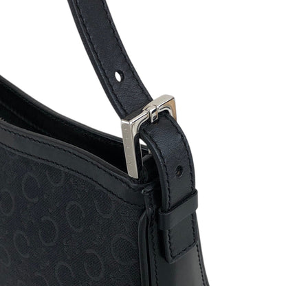 CELINE Macadam Shoulder bag Hobobag Black Vintage ddgif4