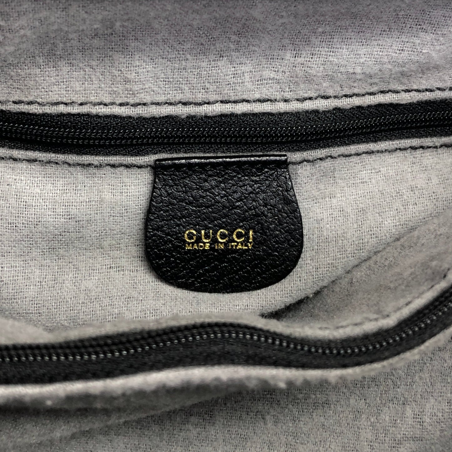 GUCCI Bamboo   Handbag Black 002・1095・0260 Vintage spzj7v