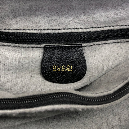 GUCCI Bamboo   Handbag Black 002・1095・0260 Vintage spzj7v