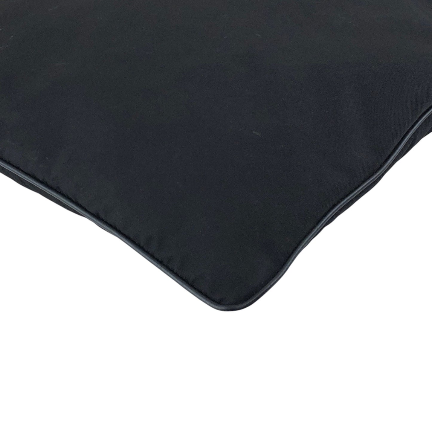 PRADA Tessuto Triangle Logo Shoulder bag Black Vintage jxt8gd