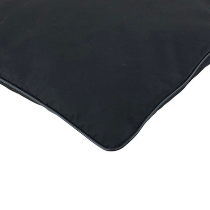 PRADA Tessuto Triangle Logo Shoulder bag Black Vintage jxt8gd