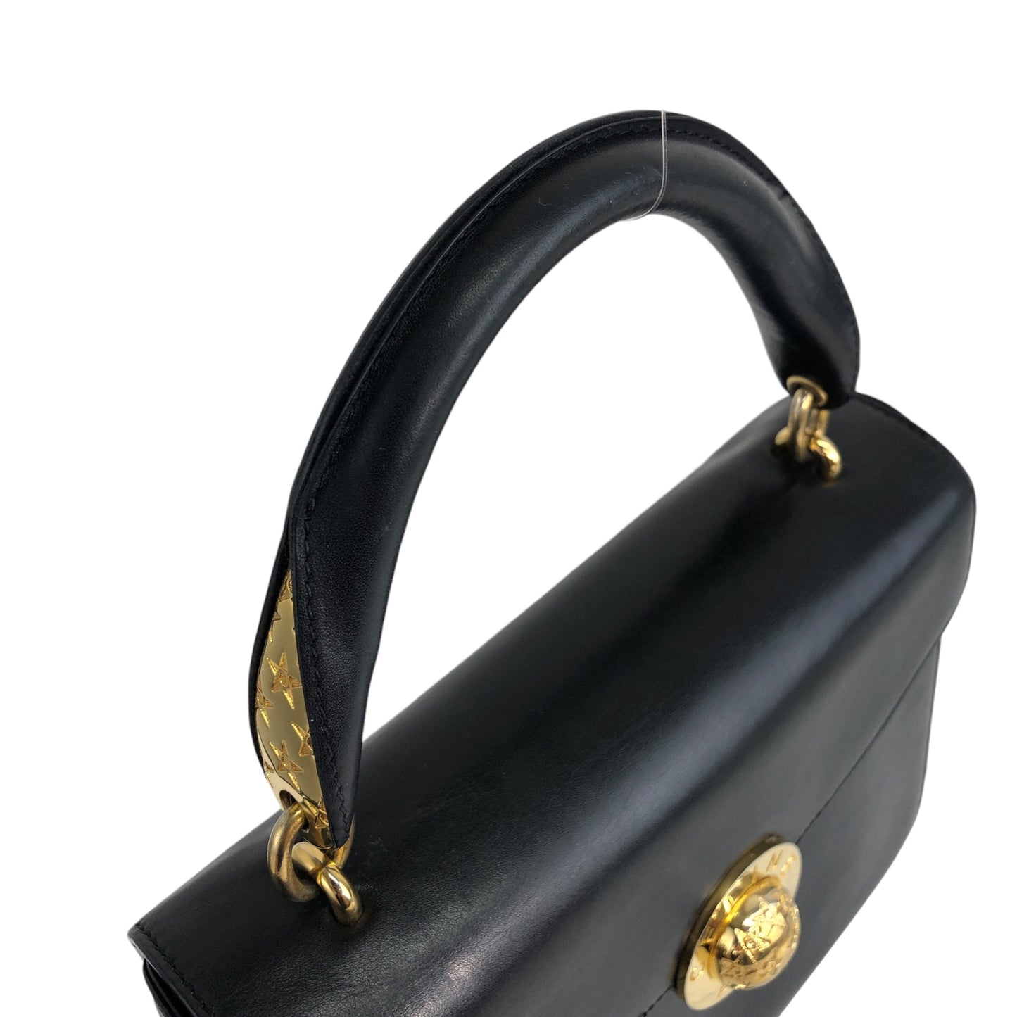 CELINE Starball Handbag Black Vintage yfnu6f
