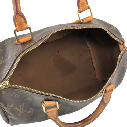 LOUIS VUITTON Monogram Small Boston bag Handbag Brown Vintage v6mtpu
