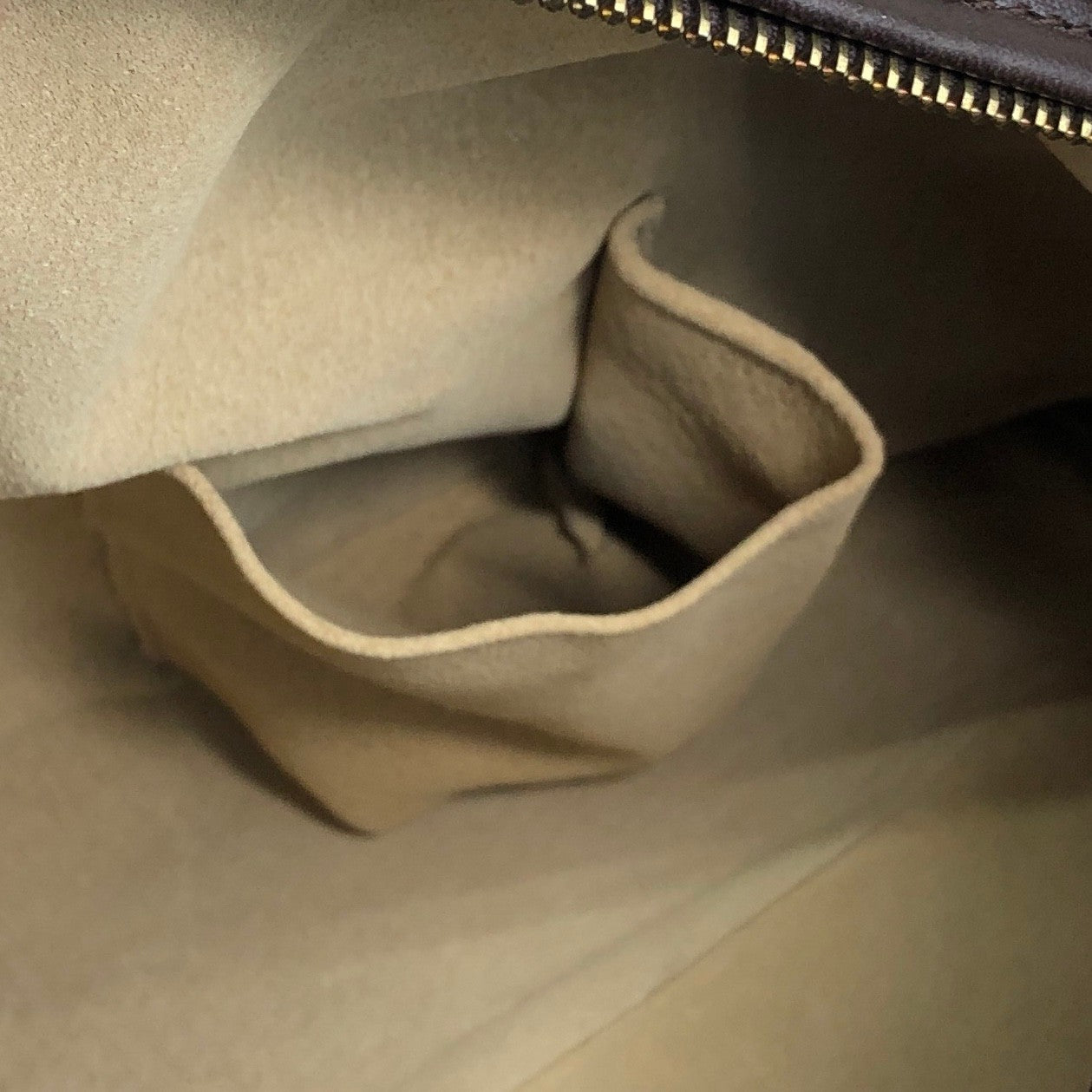 Bottega Veneta Intrecciato Padlock Boston bag Handbag Brown Vintage 2knttm