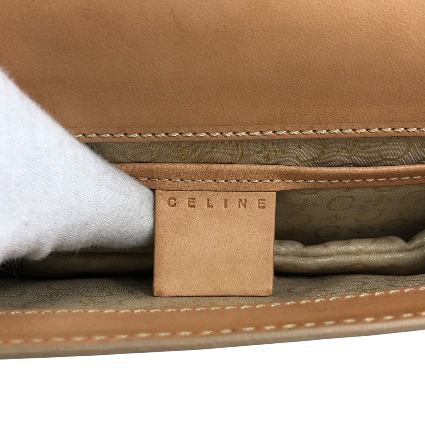 CELINE Shoulder bag Camel Vintage endhby