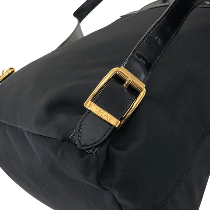 CELINE Circle Logo Backpack Black Vintage zj52k6
