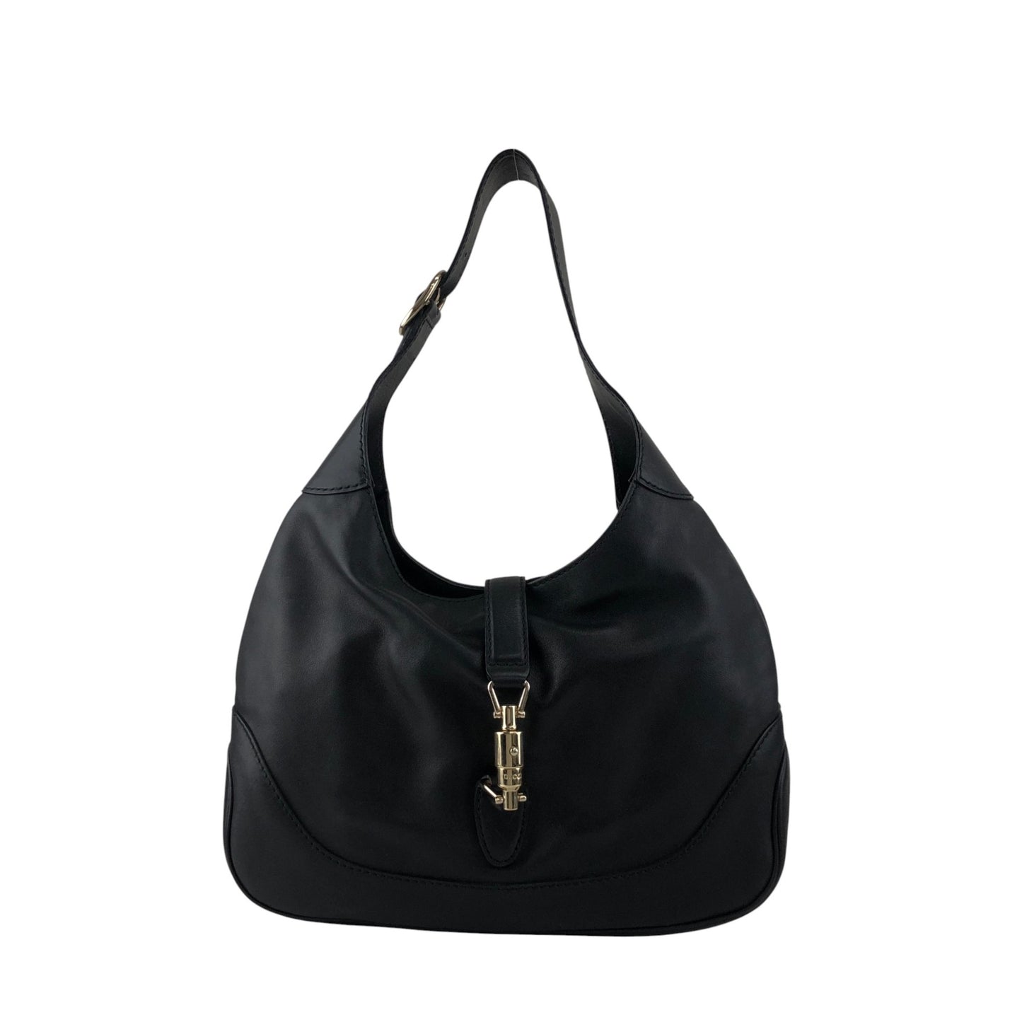 GUCCI Jackie Shoulder bag Black Vintage k7dm3y