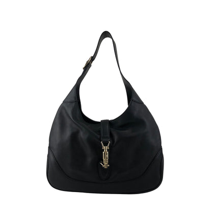 GUCCI Jackie Shoulder bag Black Vintage k7dm3y