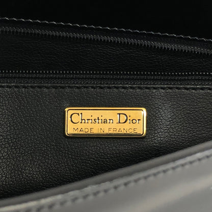 Christian Dior Logo Shoulder bag Black Vintage n2ss5w
