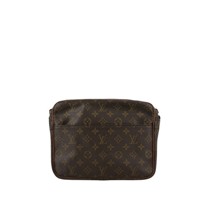 LOUIS VUITTON Monogram Shoulder bag Brown Vintage sawe4x