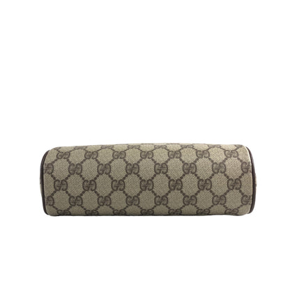 GUCCI GG Pattern Sherry Line PVC Leather Shoulder bag Brown Vintage 2xzc24