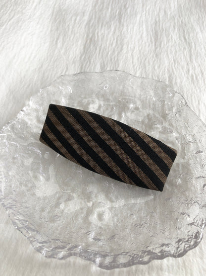 FENDI Pecan Barrette Brown×Black Vintage dbwb3g