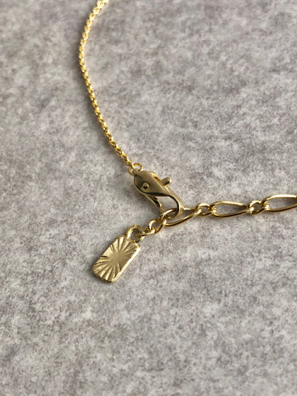 Yves Saint Laurent YSL Logo Motif Necklace Gold Vintage bxhwdv