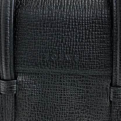 LOEWE Logo Embossed Handbag Black Vintage ycdaui