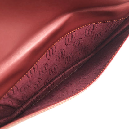 Cartier Shoulder bag Bordeaux Vintage r8tpmr