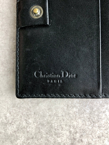 Christian Dior Trotter Folded Wallet Navy Vintage avbpvr