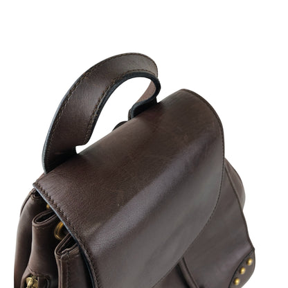 CELINE Logo Backpack Brown Vintage bw7ed4