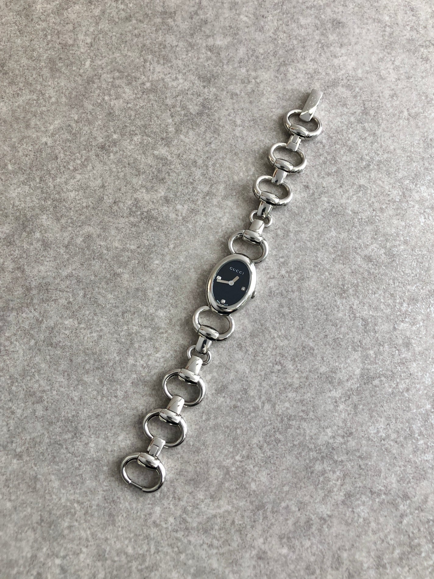 GUCCI Watch Silver Vintage azraga