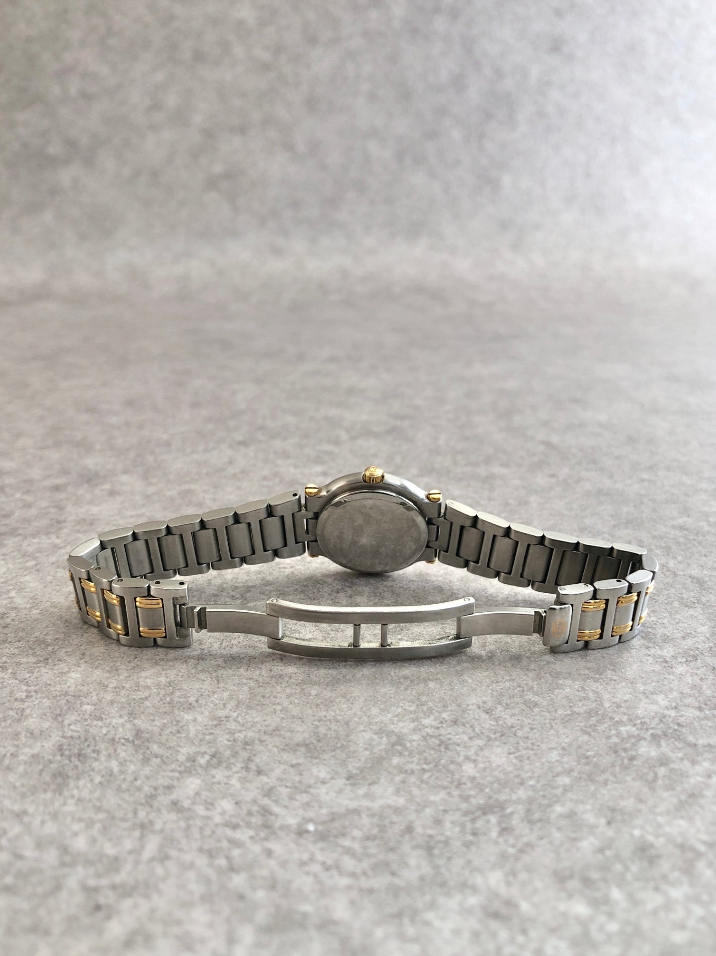 GUCCI Quartz Watch Silver×Gold 9000L Vintage hh8pxb