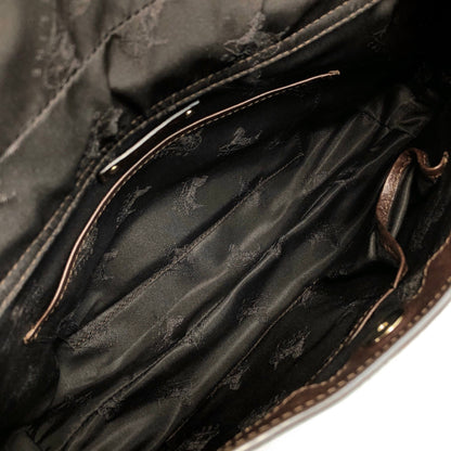 CELINE 馬車圖案肩背包 Hobobag 棕色 復古 icwcbk