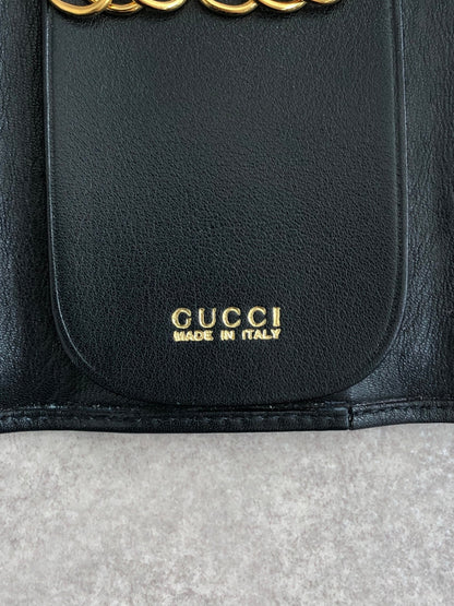 GUCCI Bamboo Key Case Black Vintage gzeecz
