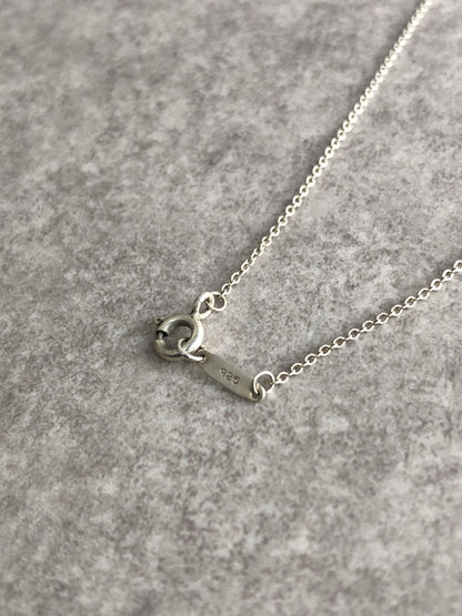 Tiffany & Co. Heart Motif SILVER925 Necklace Silver Vintage 2w6fek